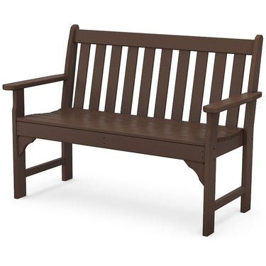 POLYWOOD Vineyard 48-Inch Bench - Mahogany